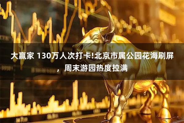 大赢家 130万人次打卡!北京市属公园花海刷屏，周末游园热度拉满